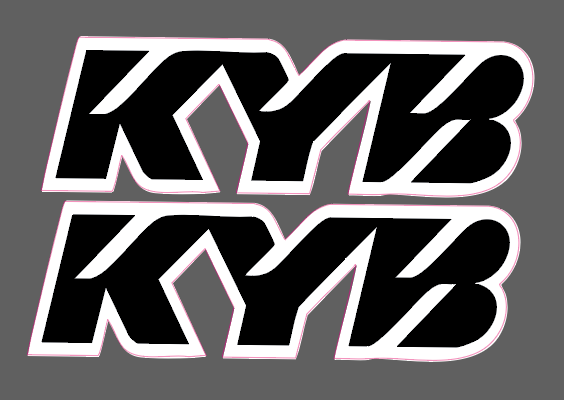 KYB Fork Tube Decal